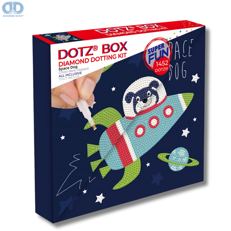 Dotz Box "Spaced Out" Mosaic Frame 22x22 - Diamond Dotz