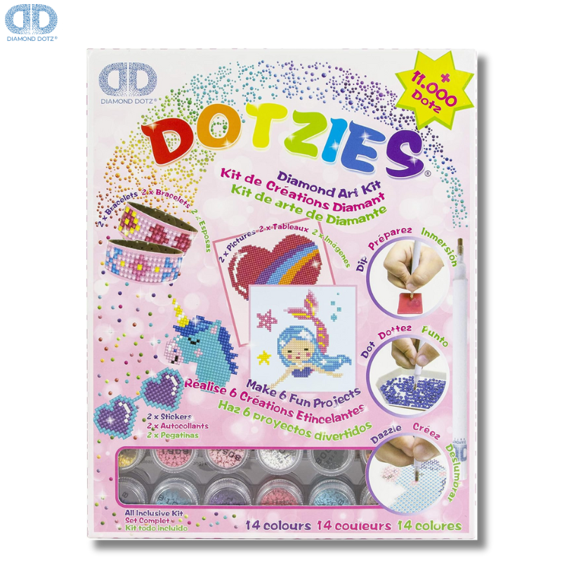 Dotzies Mermaid Diamond Dotting Kit - Diamond Dotz