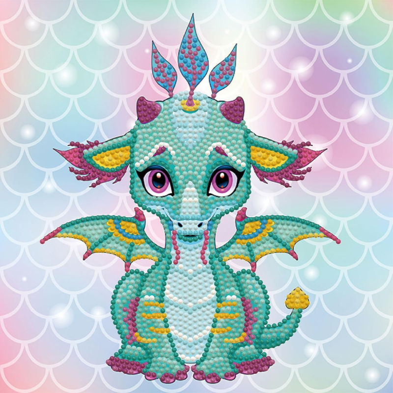 Ψηφιδωτό Κάδρο "Ariel the baby Dragon" - Diamond Dotz