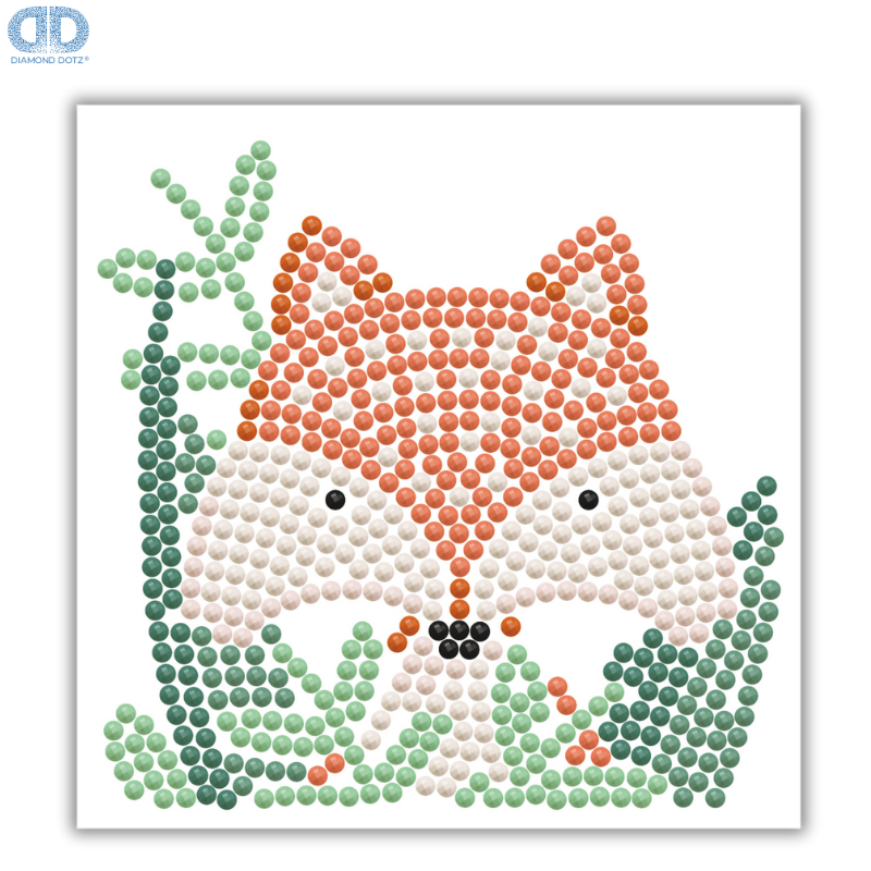 Dotz Box "Wild Free" Mosaic Frame 22x22 - Diamond Dotz