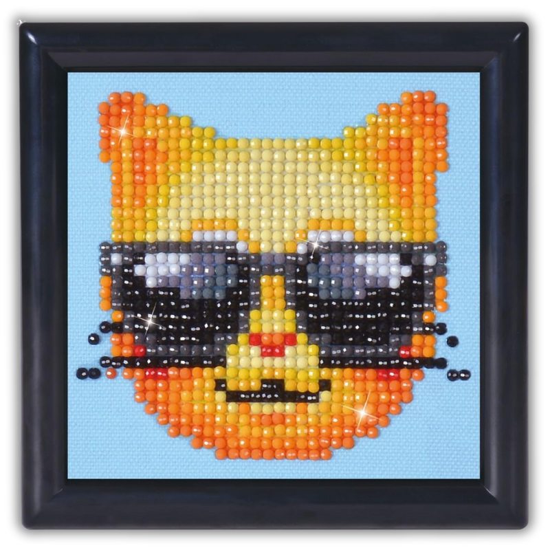 Dotz Box "Wild Free" Mosaic Frame 22x22 - Diamond Dotz