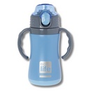 Ανοξείδωτο Παγούρι Θερμός με Εσωτερικό Καλαμάκι 300ml Blue - Ecolife