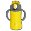 Ανοξείδωτο Παγούρι Θερμός με Εσωτερικό Καλαμάκι 300ml Yellow - Ecolife