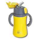 Ανοξείδωτο Παγούρι Θερμός με Εσωτερικό Καλαμάκι 300ml Yellow - Ecolife