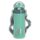 Ανοξείδωτο Παγούρι Θερμός με Εσωτερικό Καλαμάκι και Ιμάντα Μεταφοράς 400ml Mint -Ecolife