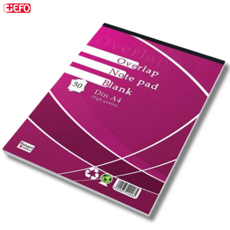 Writing pad A4 21X29mm Overlap ECO 100 Pages Lined - Logigraf