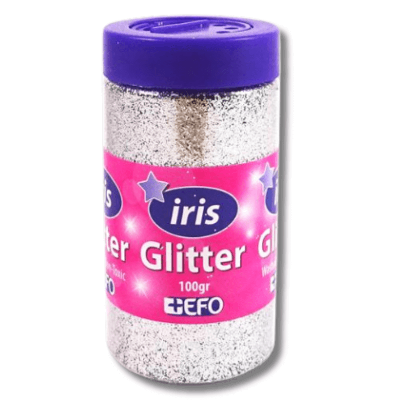 Glitter Χρυσόσκονη Iris 100gr με αλατιέρα - +Efo