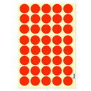 Αυτοκόλλητες Ετικέτες Sticki Ροδέλες +Efo 17mm 40 φύλλα