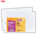 Ζελατίνα Διαφάνεια A3 Τύπου Π, 100 τεμ. Διάφανη με 11 Τρύπες Νο 5 - +Efo