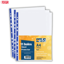 Gelatin Transparency A4 Type P, 100 pcs. Transparent With 11 Skag Holes