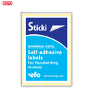 Adhesive Labels WHITE in various sizes