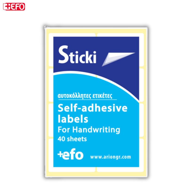Adhesive Labels WHITE in various sizes
