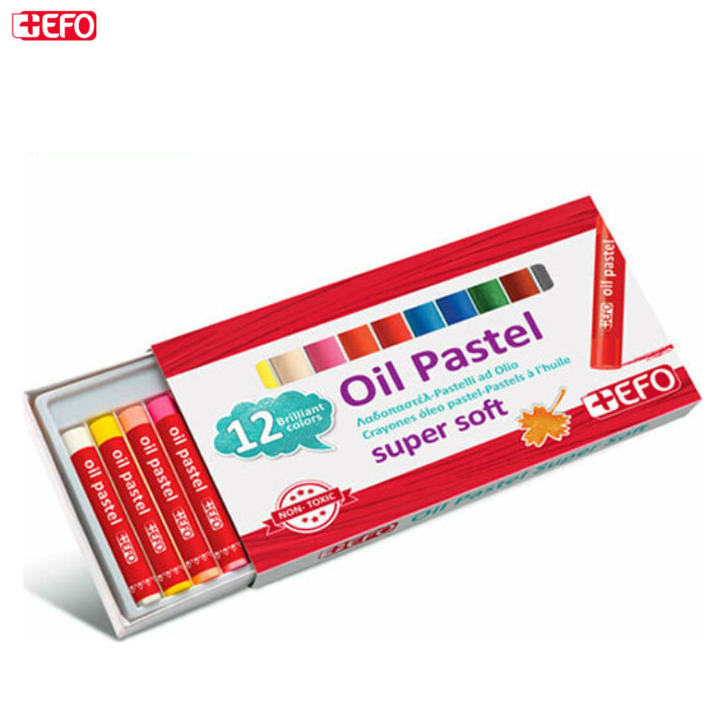 Super Soft Oil Pastel 12 Colors - Efo
