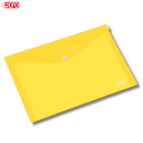 Φάκελος A4 Κίτρινος Διάφανος Πλαστικός με Κουμπί - +Efo