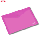 Φάκελος A4 Ροζ Διάφανος Πλαστικός με Κουμπί - +Efo