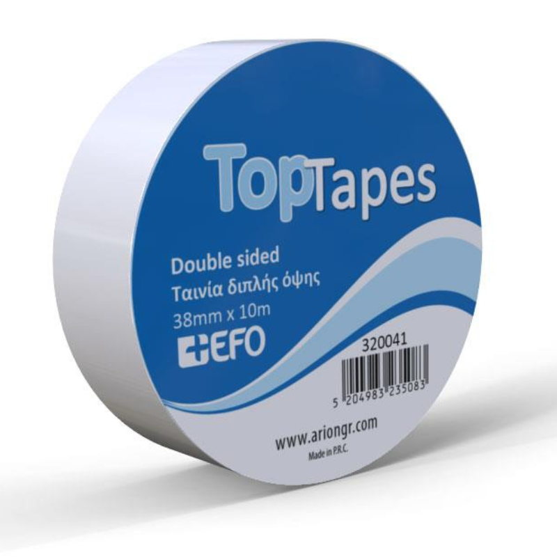 Αυτοκόλλητη Ταινία Διπλής Όψης Top Tape 38mmx10m - +Efo