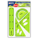 Σετ 4 Γεωμετρικά Όργανα Flexy No1 - +Efo