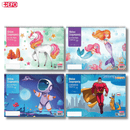 Μπλοκ Ζωγραφικής A4 με Αυτοκόλλητα  - +Efo