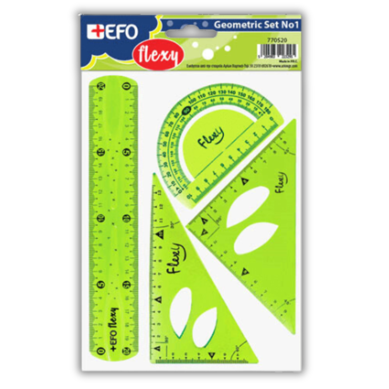 Set of 4 Geometrical Instruments Flexy No1 - +Efo