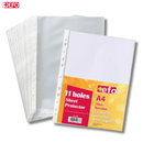 Gelatin Transparency A4 Type P, 10 pcs. Transparent With 11 Holes,