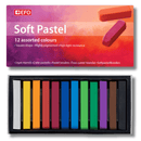 Σετ 12 Μαλακών Παστέλ - Ξηροπαστέλ - +Εfo