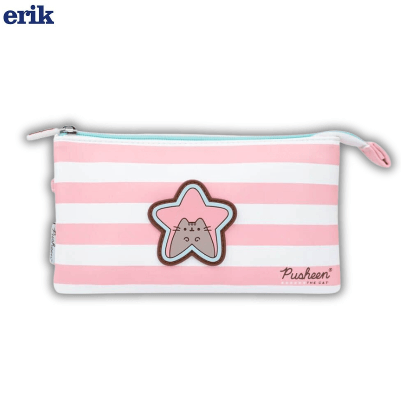 Κασετίνα Τριπλή "Pusheen Rose Collection" - Erik