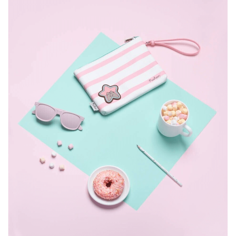 Κασετίνα Τριπλή "Pusheen Rose Collection" - Erik