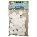 Craft pom poms various sizes 100pcs - FabiCraft