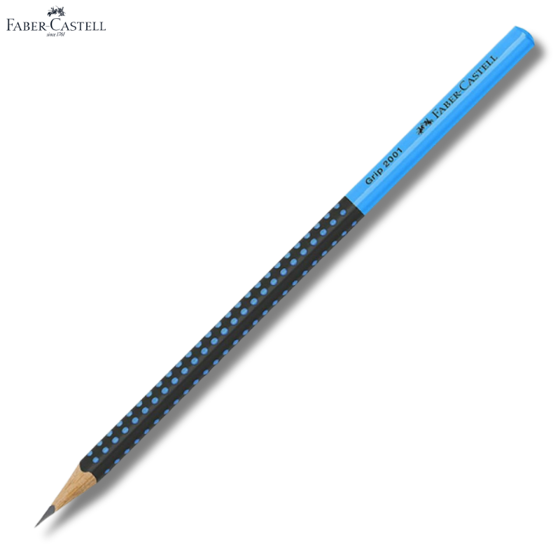 Μολύβι Grip 2001 HB Μαύρο με Μπλέ - Faber Castell