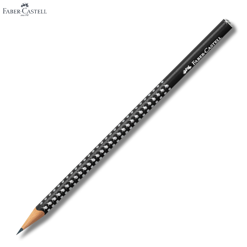 Μολύβι Sparkle II Grip Metallic Black - Faber Castell