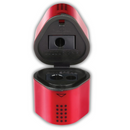 Ξύστρα Βαρελάκι Τριπλή σε Κόκκινο Χρώμα "Grip"  - Faber Castell