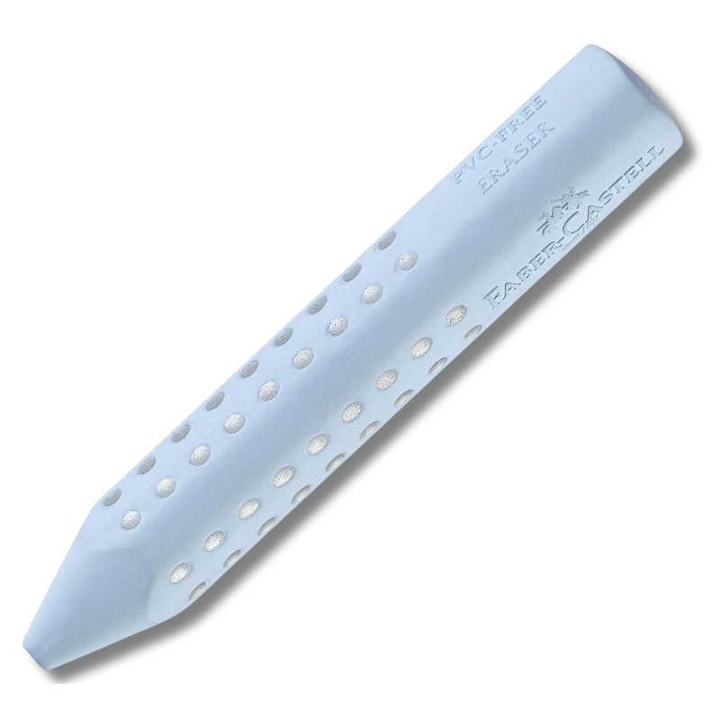 Eraser FABER CASTELL Grip 2001 Triangular, 90x14x14mm, 187101 
