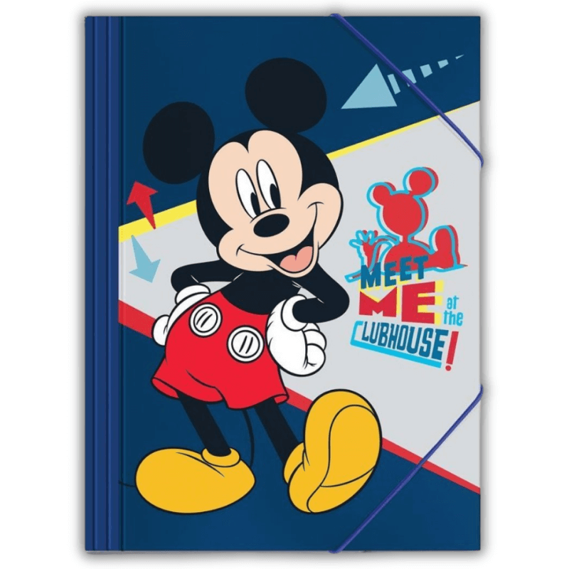 Φάκελος με Λάστιχο Χάρτινος Mickey "Meet me at the Clubhouse"