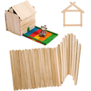 Ξυλάκια Τύπου Γλωσσοπίεστρο Σε Φυσικό Χρώμα 114x10mm - Describo