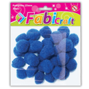 Craft pom poms various sizes 100pcs - FabiCraft