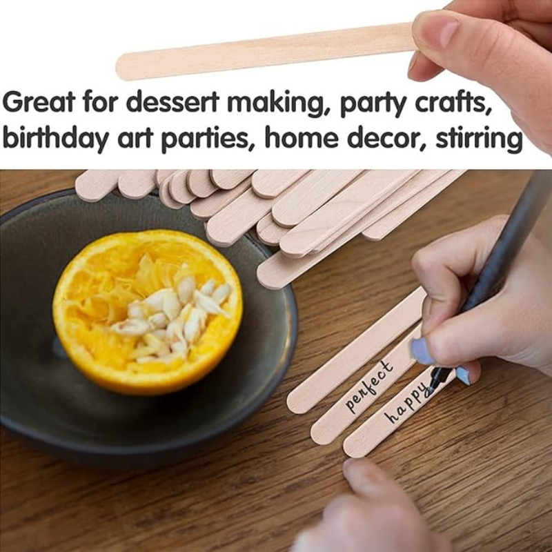 Tongue depressor chopsticks 15cm Natural Color