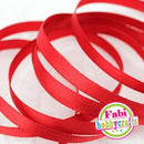 Κορδέλα Σατέν Fabi Κόκκινη 6mm x 50y - +Efo