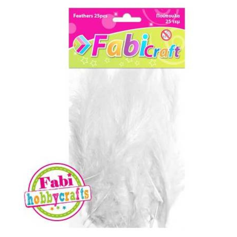 Feathers - Feathers various Colors 25Pcs - FabiCraft