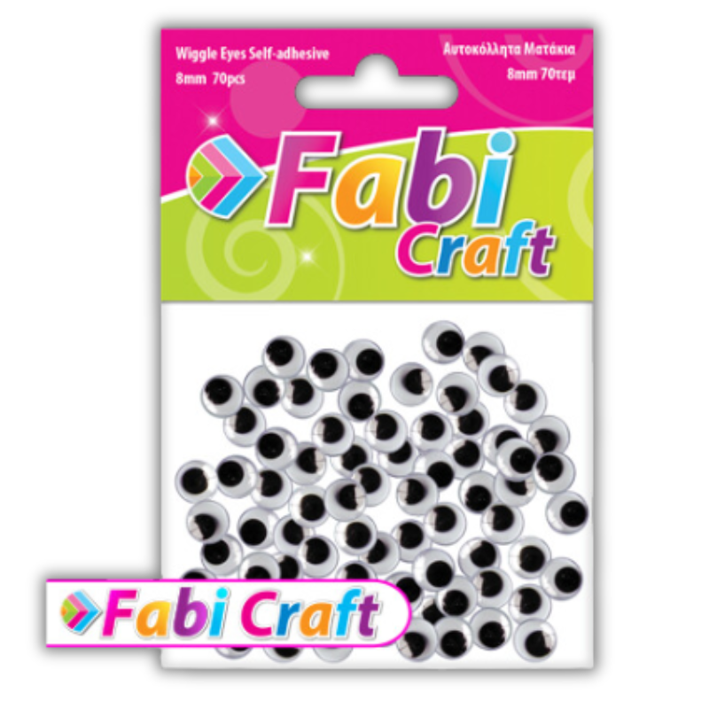 Eyelets moving stickers 20mm 20pcs - FabiCraft