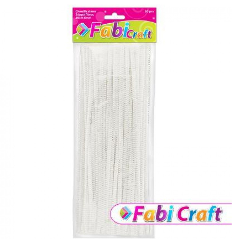 Craft Pipe Wire Brown 0.6x30cm 50Pcs - FabiCraft