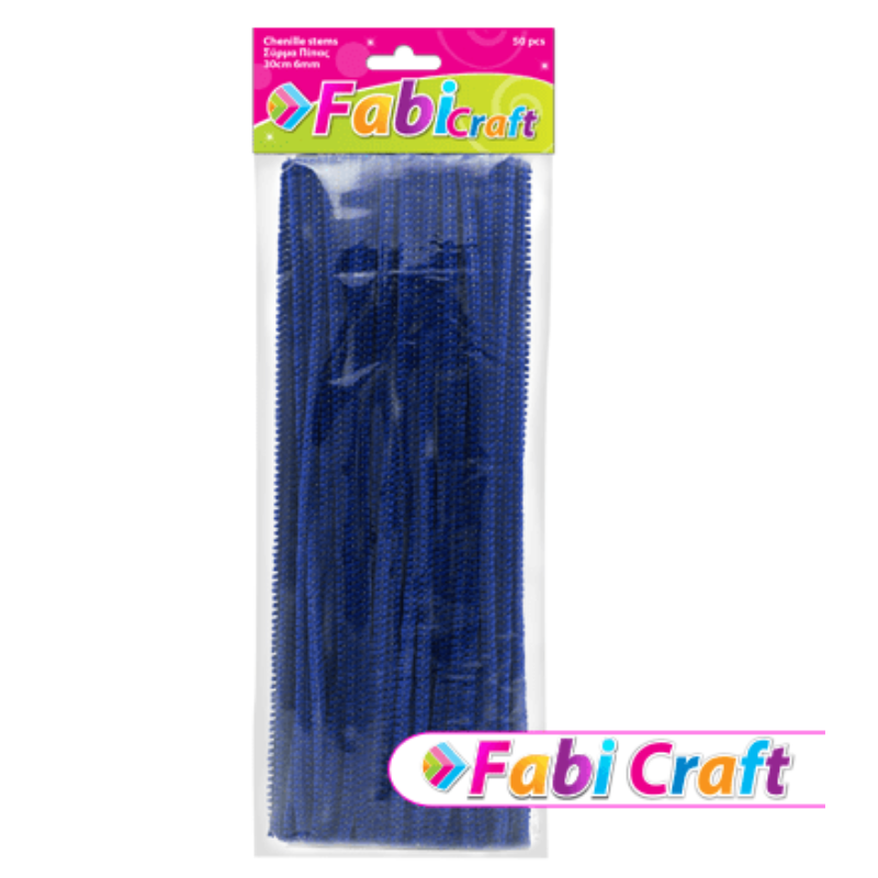 Craft Pipe Wire Brown 0.6x30cm 50Pcs - FabiCraft