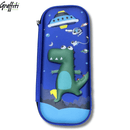 Κασετίνα 3D Οβάλ Διπλή Δεινόσαυρος - Graffiti