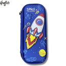 Κασετίνα 3D Τετράγωνη Διπλή Διαστημόπλοιο - Graffiti