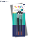 Σετ με 5 Πινέλα σε Διάφορα Μεγέθη - Interdruk