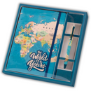 Σετ Δώρου Σημειωματάριο και Στυλό Blue Map - Total Gift