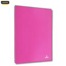 Ντοσιέ - Κλασέρ PP Εύκαμπτο για Α4 με 4εκ. Ράχη και 2 Κρίκους (Ροζ) - Logigraf