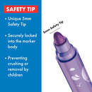 Μαρκαδόροι Ζωγραφικής Color’Peps My First Jumbo 24 Χρώματα - Maped