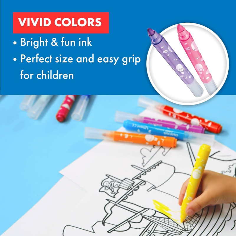Color Peps Jumbo Thick Painting Markers 24 Colors 846222 - Maped