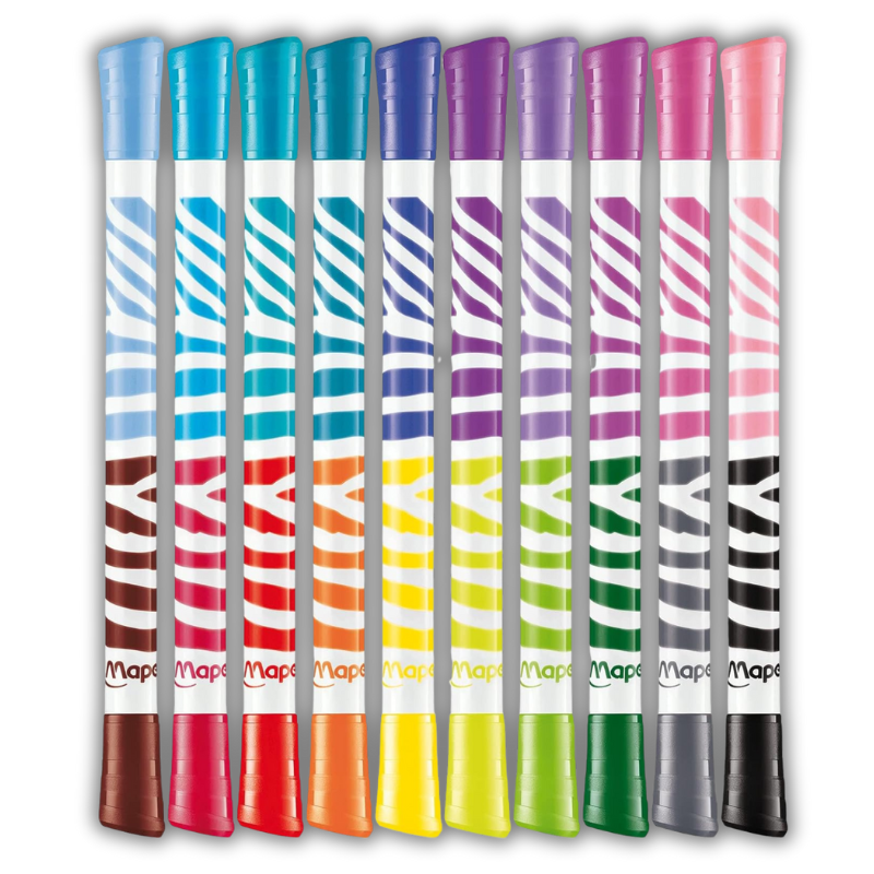 Colorpeps Duo Colors Paint Markers, 20 Colors - Maped