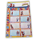 Αυτοκόλλητες Σχολικές  Ετικέτες "Spiderman" - Marvel